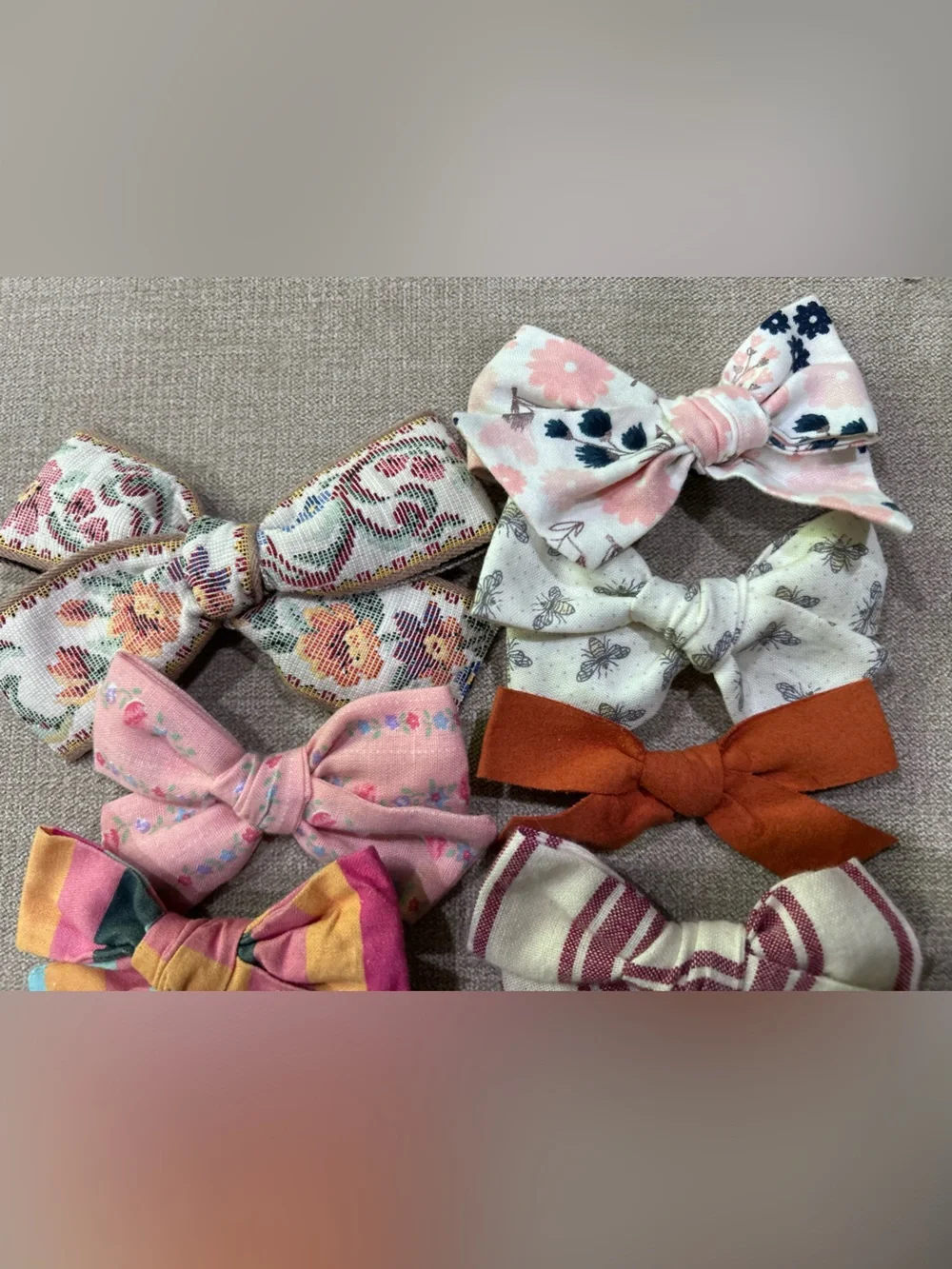 Hair Bows and Clips - Multicolor Set little poppy & boutique